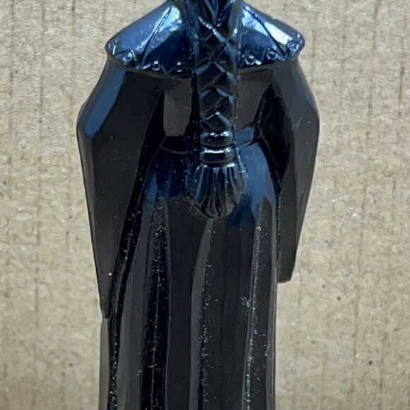Vintage Black Queen E.S. Lowe Plastic Chess Piece 1 Replacement Part ONLY READ - Picture 5 of 7